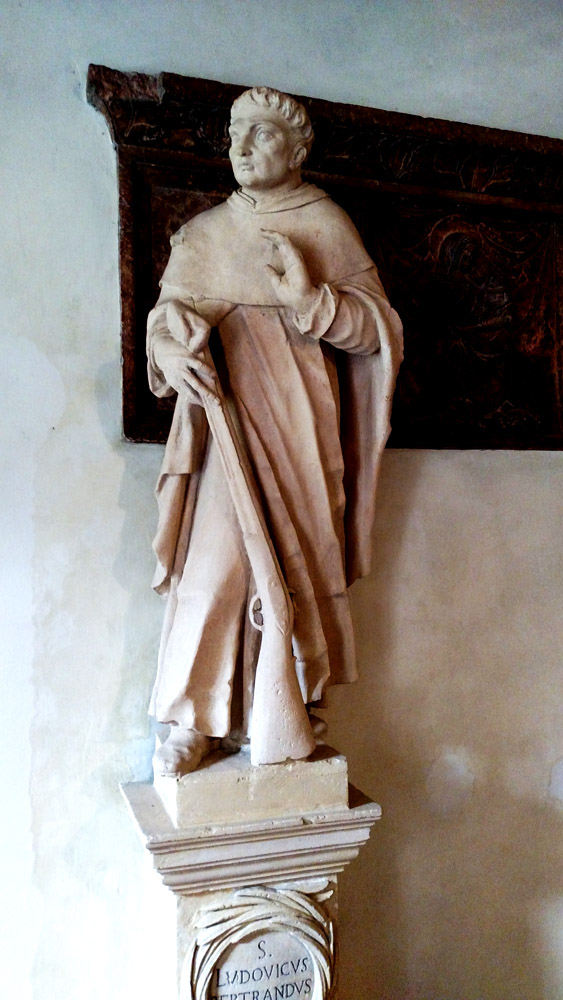 St. Louis Bertrand with a Musket, Statue in Vicenza